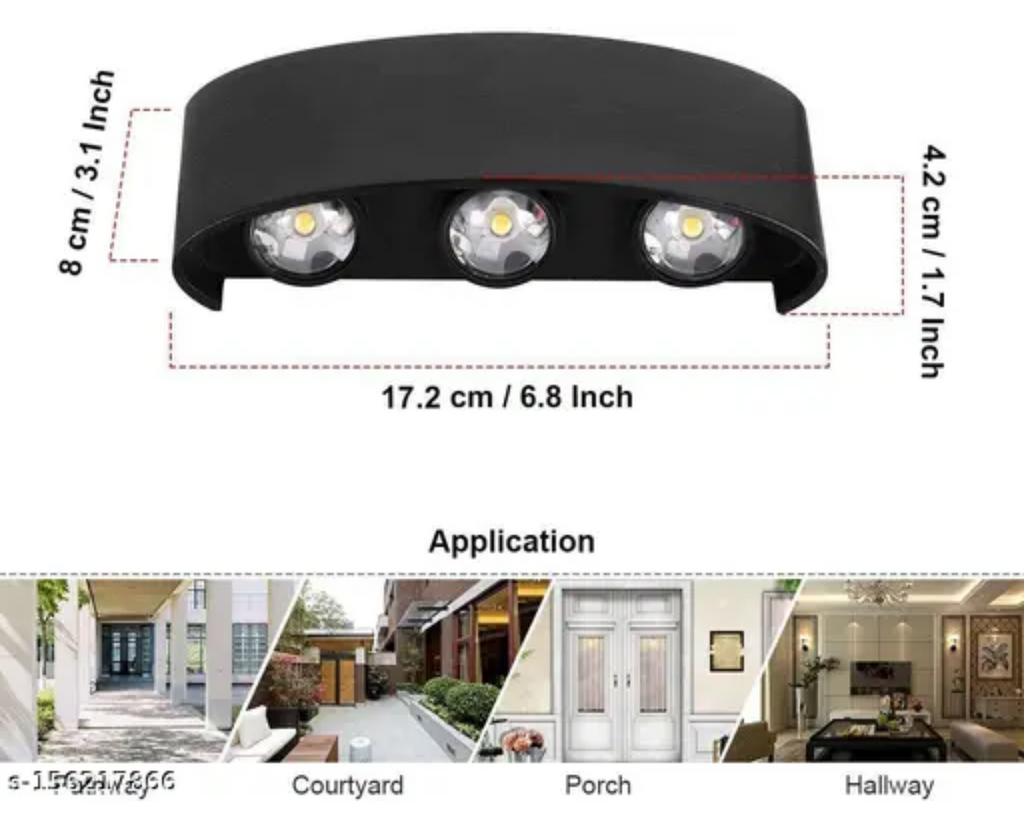 RGB updown wall light
