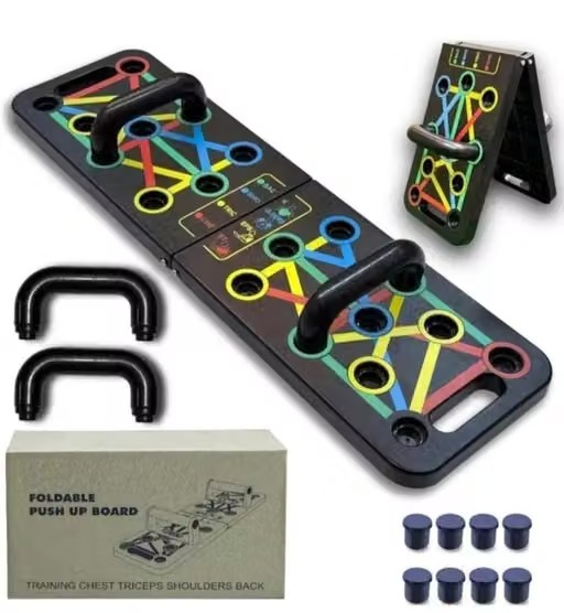 Foldable Push-Up Board | Adjustable Grip Strength Trainer