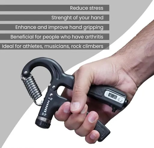 Toning Tube + Pencil Skipping Rope +Digital Hand Grip for Men