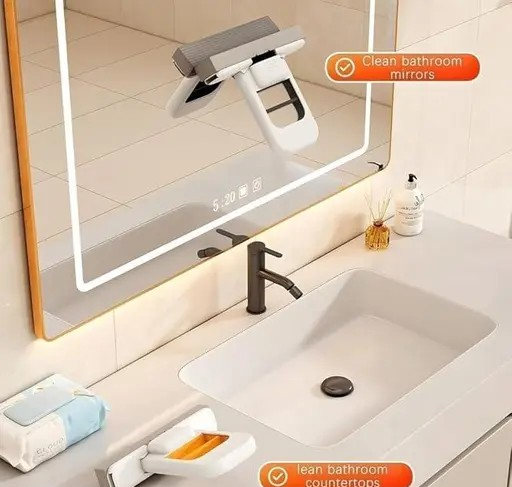 3-in-1 Cleaning Brush with Wiper
