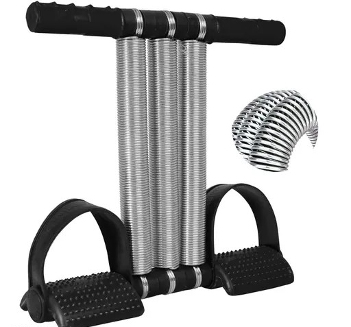 Double Spring Tummy Trimmer + Resistance Tube for Men &amp; Women