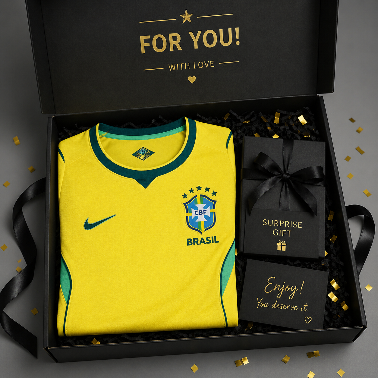 Brazil Home Jersey 2025/26 🇧🇷 + ONE SURPRISE GIFT